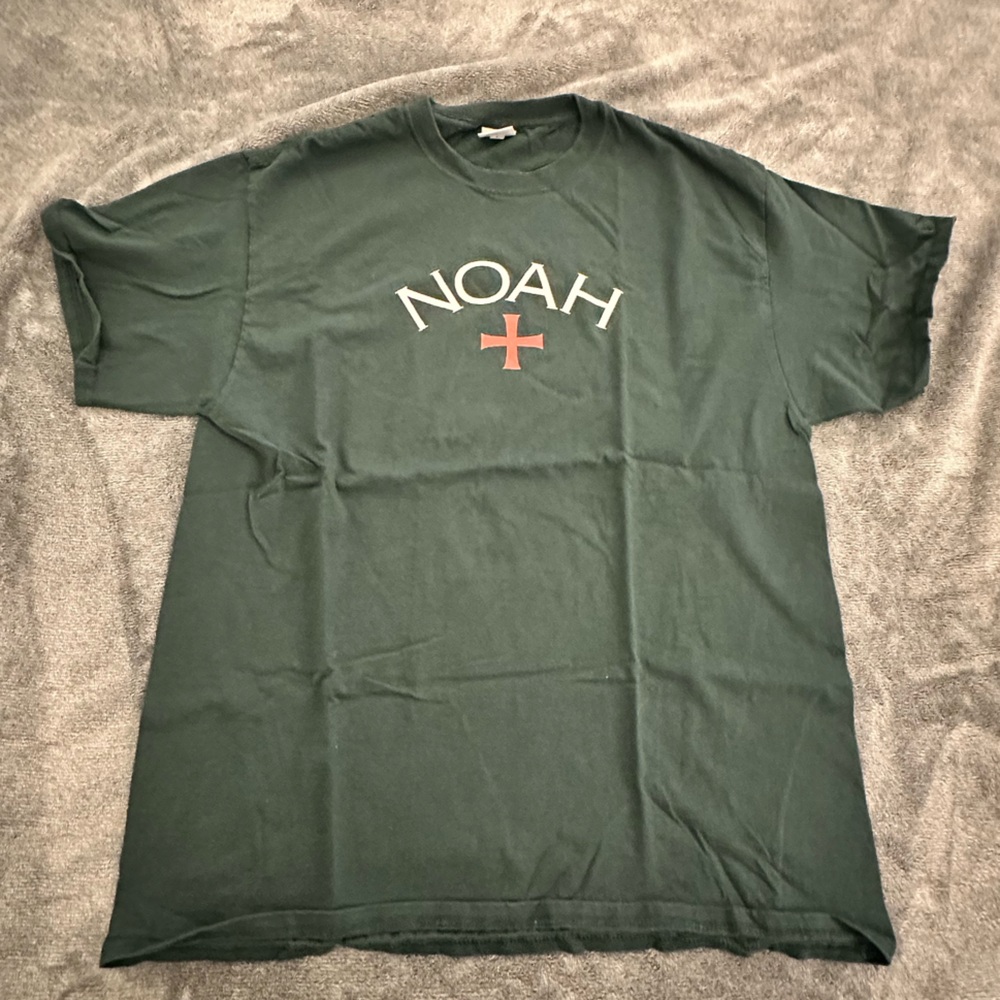 Noah Green T-Shirt with Red Cross